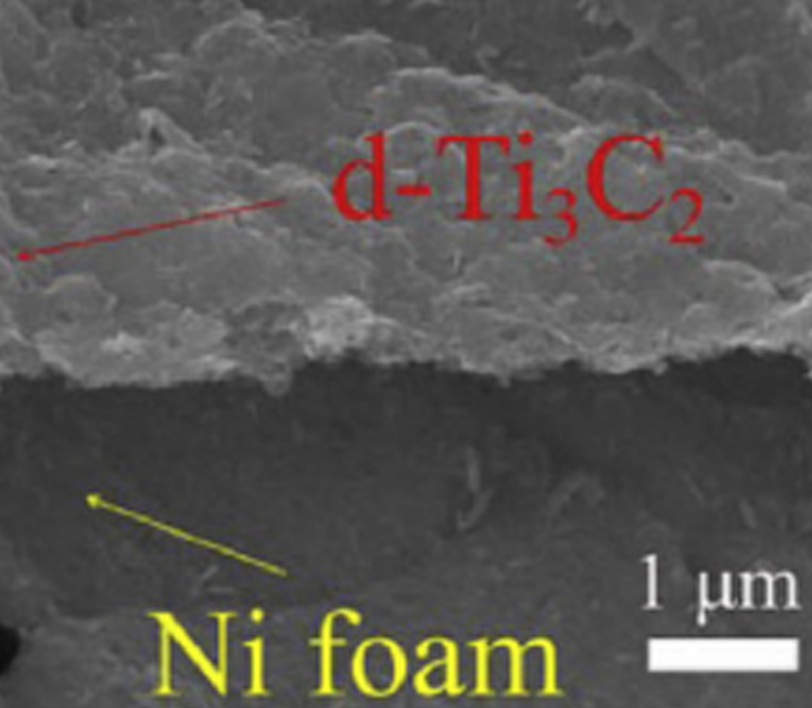 泡沫鎳負載單層Ti3C2-Mxene
